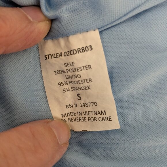 Sienna Sky Blue and White Print Dress - Picture 8 of 9